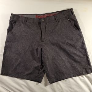 Swiss Tech Mens Performance Golf Shorts 44 Gray